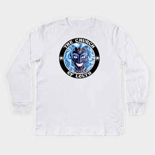 Church of Lolth (Alt Print) Kids Long Sleeve T-Shirt